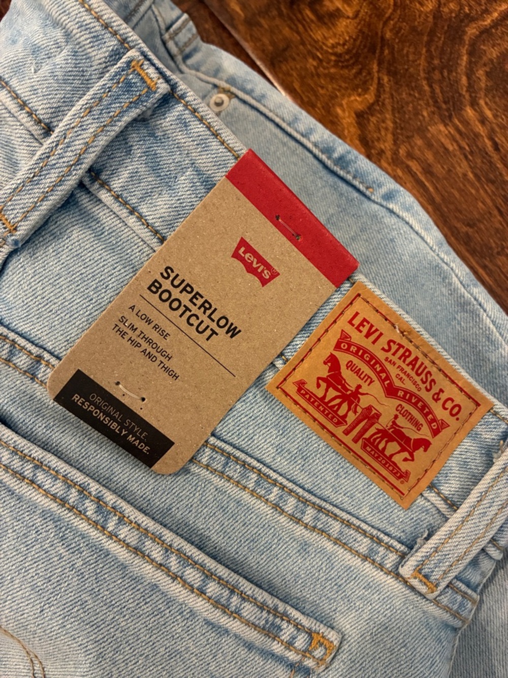 Levi's Light Blue Bootcut Jeans - Picture 2 of 5